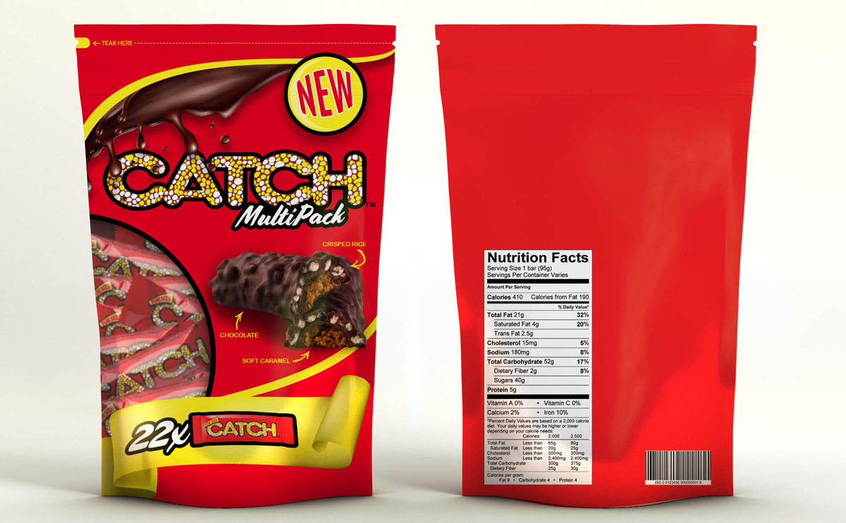 Catch-Bag-MultiPacks Package Design C7 Creative