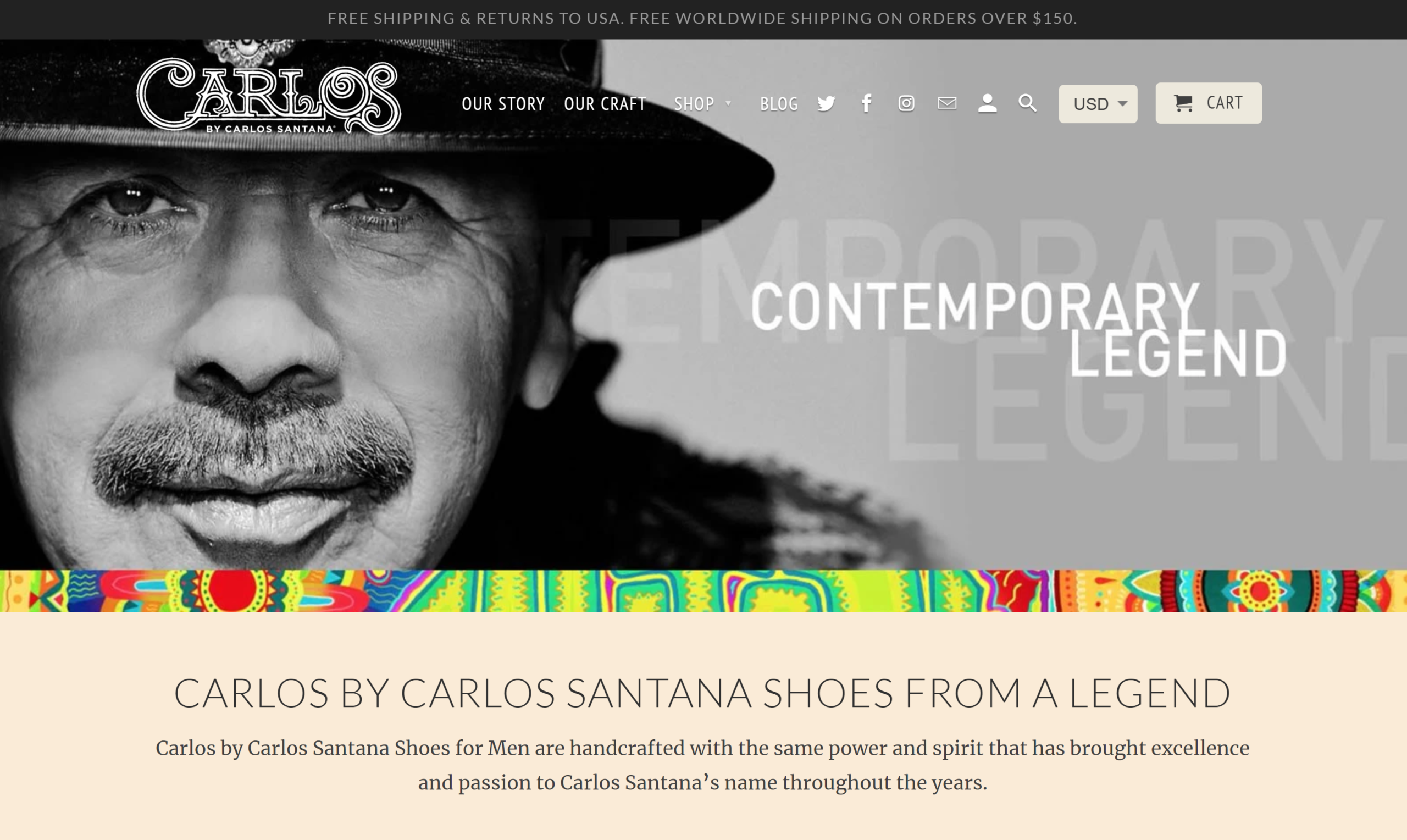 Carlos santana website outlet